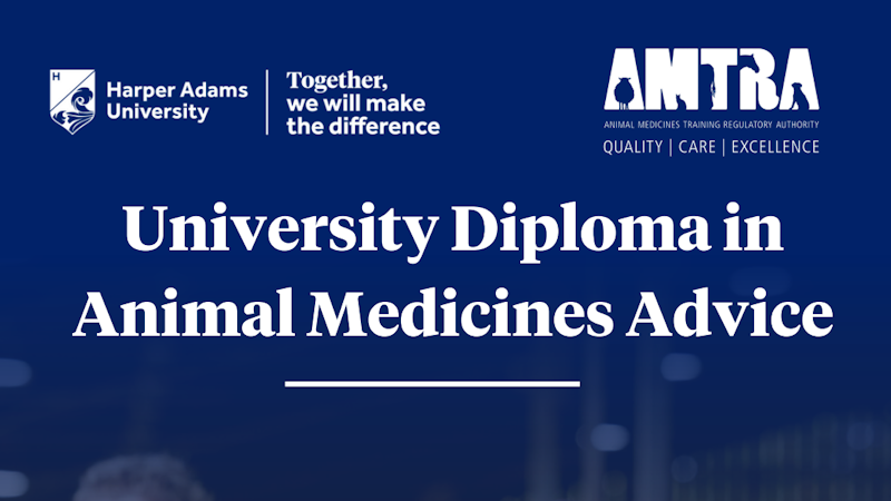 Blog post titled 'Diploma in Animal Medicines Advice is a game-changer'